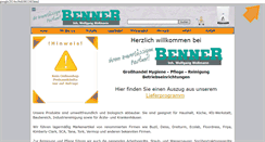 Desktop Screenshot of benner-amberg.de